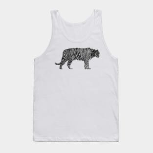 Amur tiger illustration Tank Top